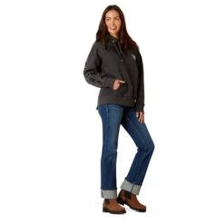 Ariat Womens Rabere Team Hood (Charcoal) 7 Ariat Womens Rabere Team Hood (Charcoal) -Professional Equestrian Shop 20336c