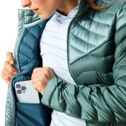 Ariat Womens Ideal Down Jacket (Arctic/Silver Pine) -Professional Equestrian Shop 20341e
