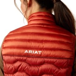 Ariat Womens Ideal Down Gilet (Red Ochre/Burnt Brick) 8 Ariat Womens Ideal Down Gilet (Red Ochre/Burnt Brick) -Professional Equestrian Shop 20342d