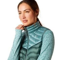 Ariat Womens Ideal Down Gilet (IR Arctic/Silver Pine) 9 Ariat Womens Ideal Down Gilet (IR Arctic/Silver Pine) -Professional Equestrian Shop 20344e