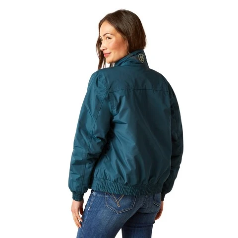 Ariat Womens Insulated Stable Jacket (Reflecting Pond) 2 Ariat Womens Insulated Stable Jacket (Reflecting Pond) - Image 2