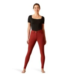 Ariat Women's Tri Factor Grip Full Seat (Fired Brick) -Professional Equestrian Shop 20368c