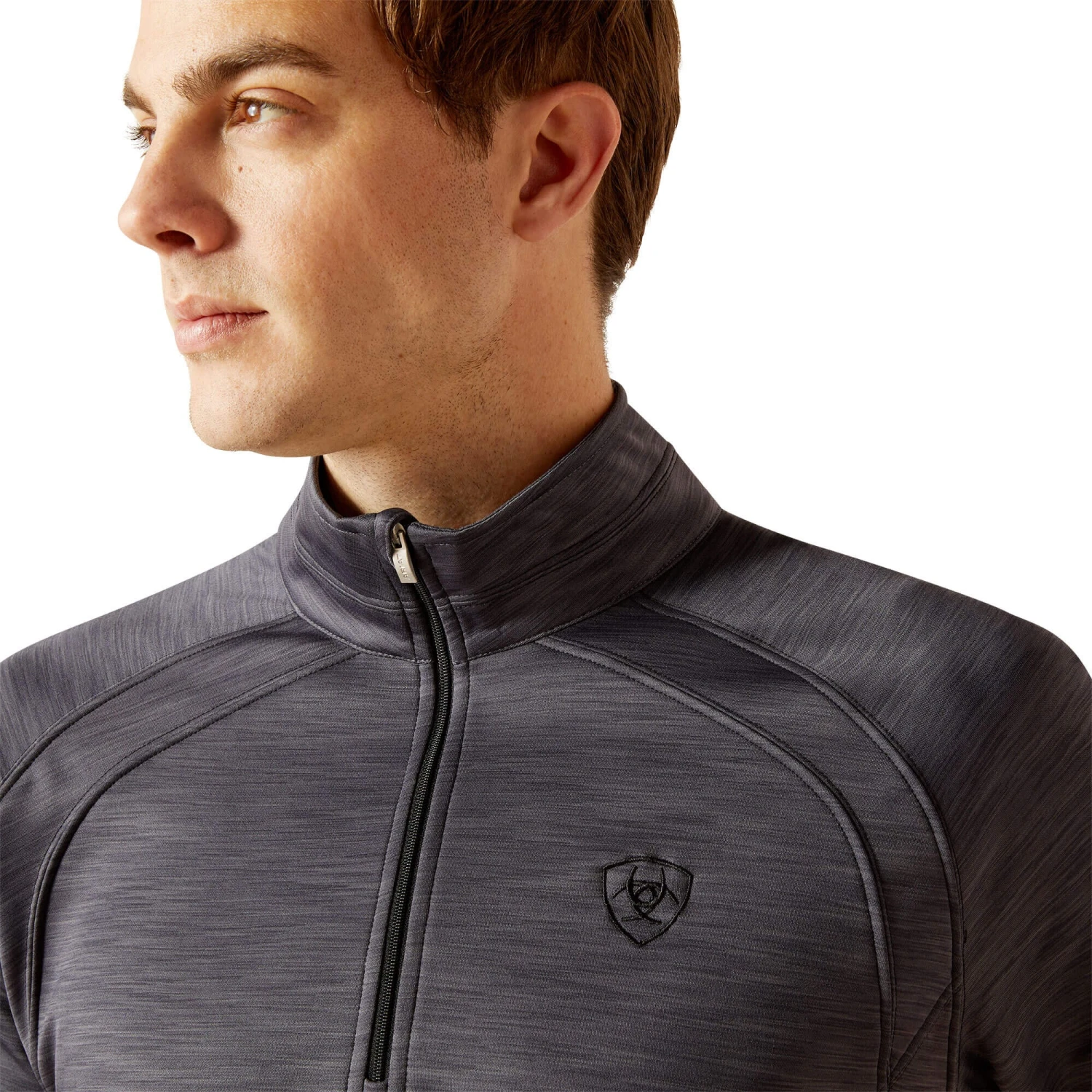 Ariat Men's Tek Team 1/2 Zip Sweatshirt (Ebony) 5 Ariat Men's Tek Team 1/2 Zip Sweatshirt (Ebony) - Image 5