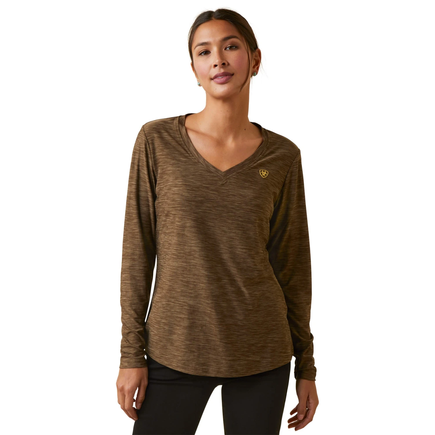 Ariat Women's Laguna Long Sleeve Top (Canteen) 1 Ariat Women's Laguna Long Sleeve Top (Canteen)