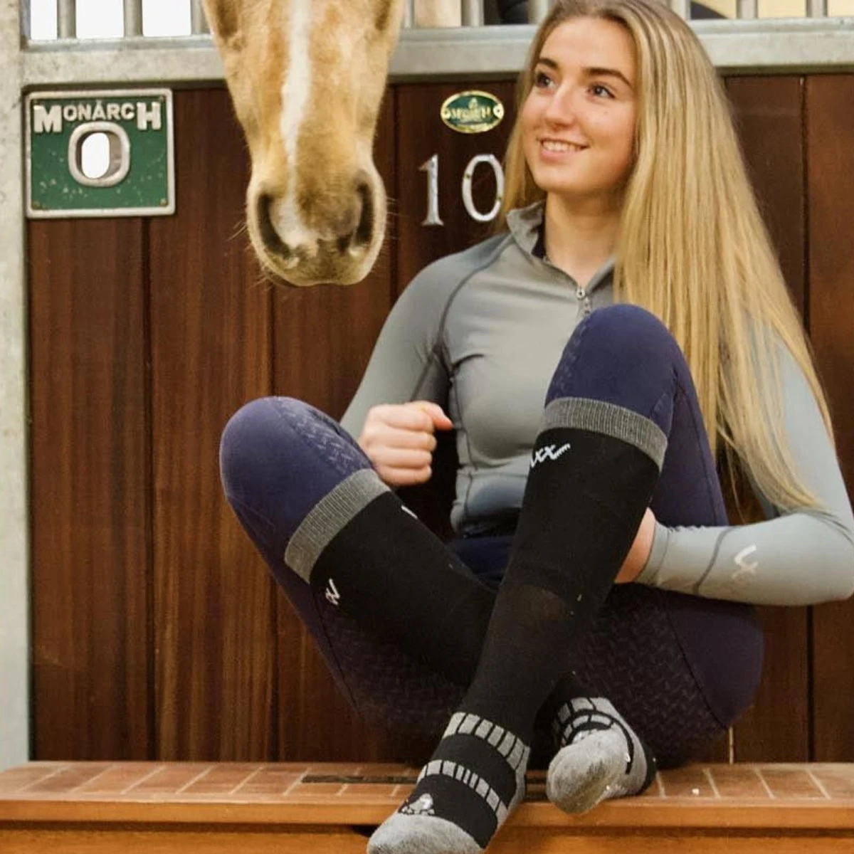 Woof Wear Winter Riding Socks (Black) 2 Woof Wear Winter Riding Socks (Black) - Image 2