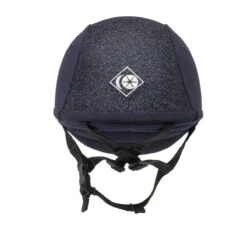Charles Owen YR8 Sparkly Riding Hat (Navy) -Professional Equestrian Shop 4492c