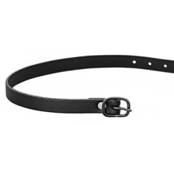 Sprenger Leather Spur Straps With Black Buckle (Black)