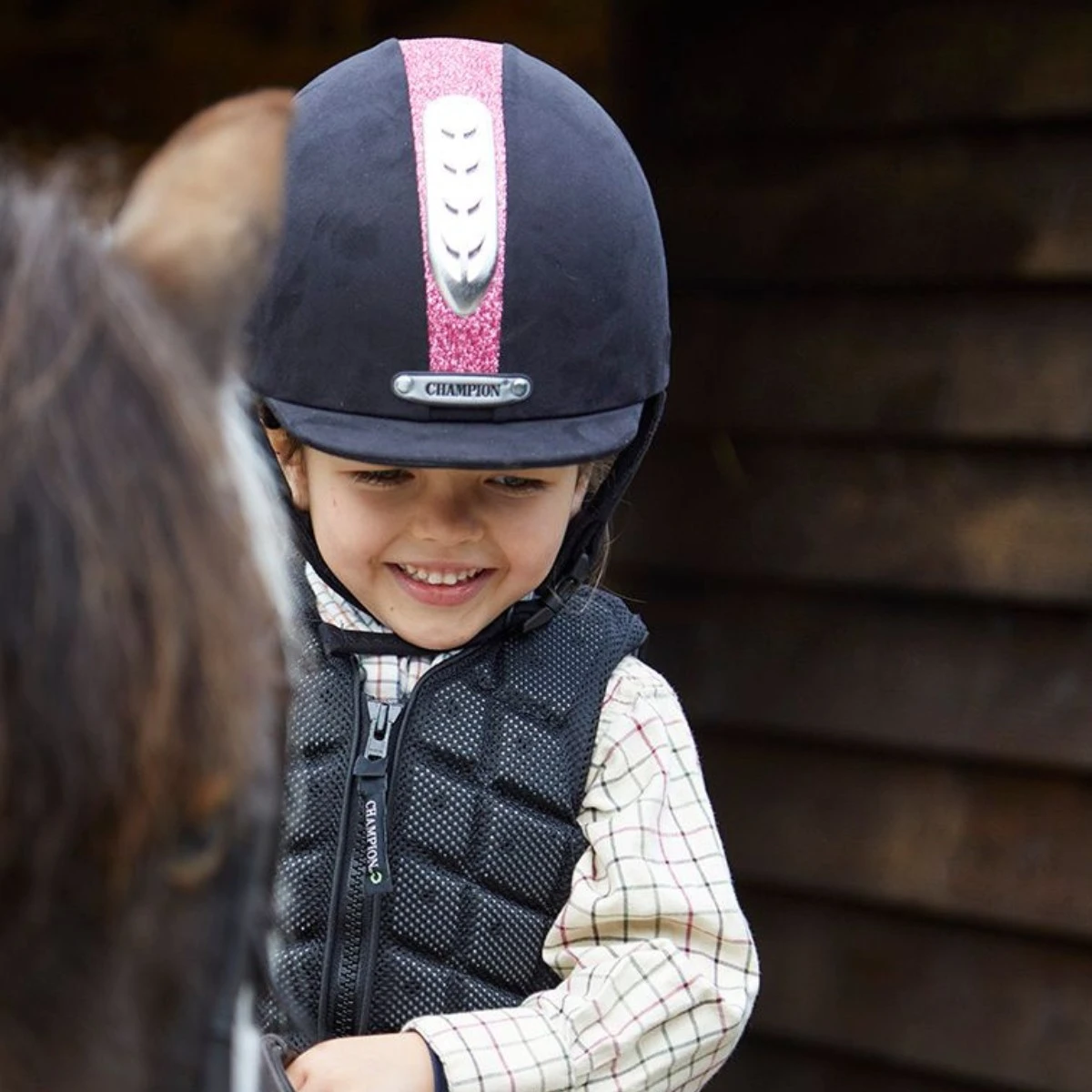 Champion Junior X-Air Dazzle Plus Hat (Pink) 6 Champion Junior X-Air Dazzle Plus Hat (Pink) - Image 6